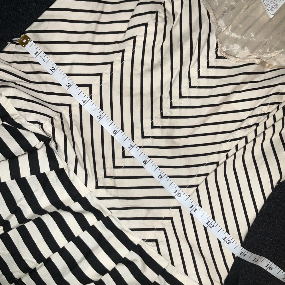 Corey Lynn Carter by Anthropologie Black and White Fit and Flare Midi Dress - Picture 12 of 13